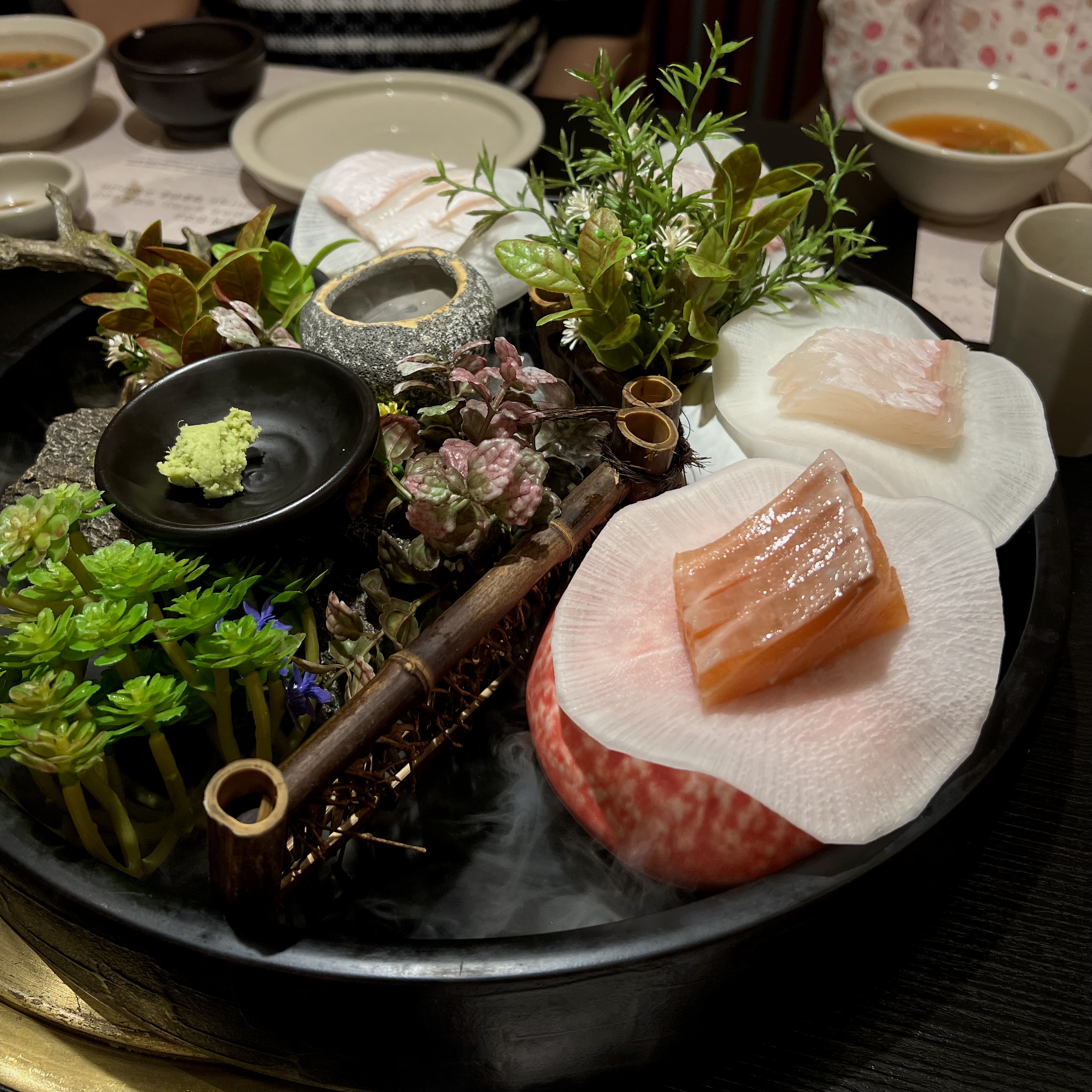 a photo of korean sashimi